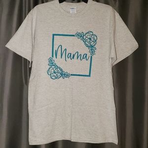 NEW Mama Floral Block Tee